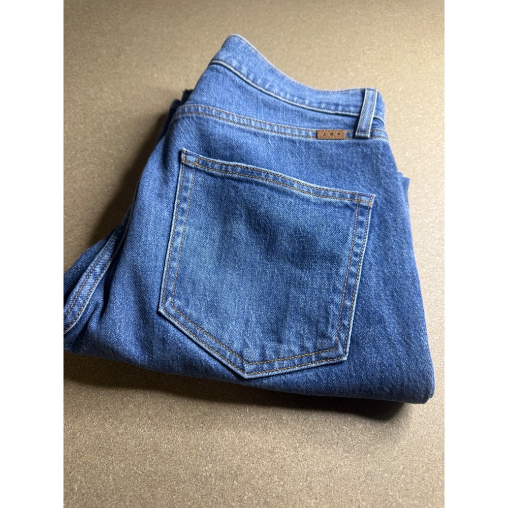 AYR Straight Leg Jeans in Medium Blue